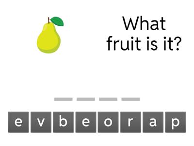 What is your favorite fruit? 