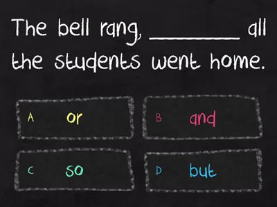 Coordinating conjunctions