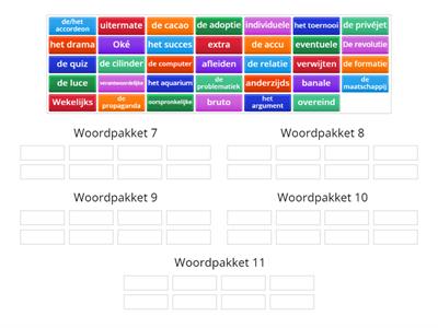 Woordpakket 7 tmt 11