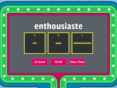 Gr.3 - Cycle 1 - feelings