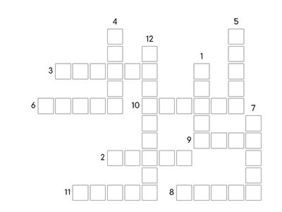dge Spelling Words Crossword