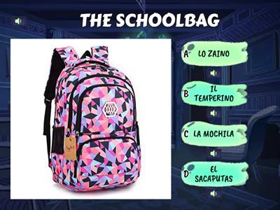 OGGETTI DELLA SCUOLA