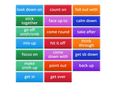 prepare 7 phasal verbs revision