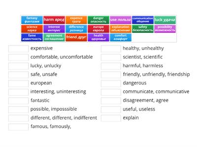 словообразование