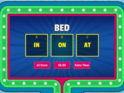 PREPOSITIONS IN ON AT