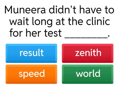 English Vocabulary and Grammar Quiz