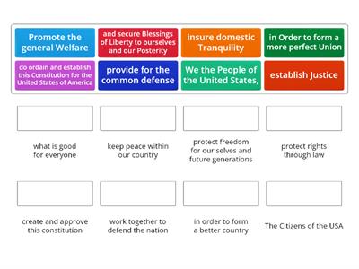 Preamble- U.S. Constitution