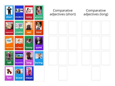 Comparative adjectives