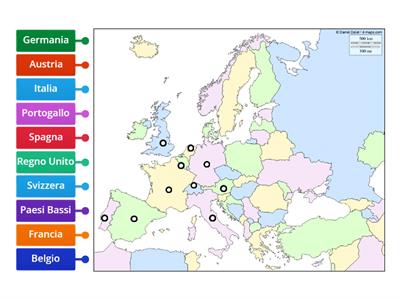 Carta muta Europa politica