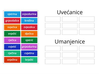 Uvećanice i umanjenice