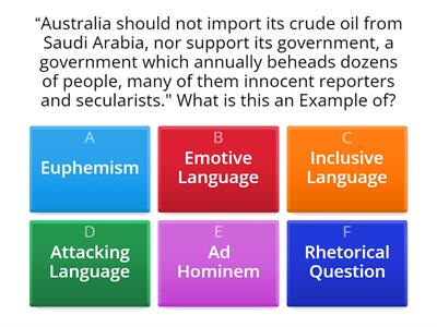 Persuasive Techniques 