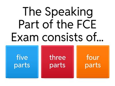ACPB- Adv 6- FCE Speaking exam