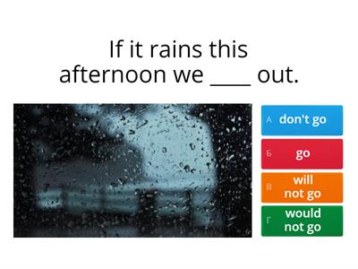 Conditionals 0, 1, 2