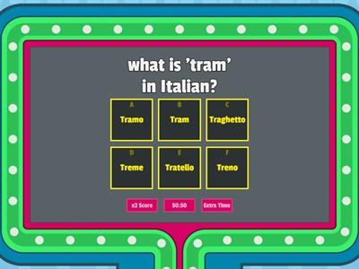 Term 3 italian revision