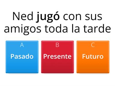 ¿En qué tiempo está el verbo?