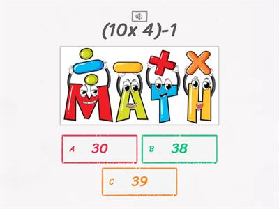 Order of Operations Grade 5