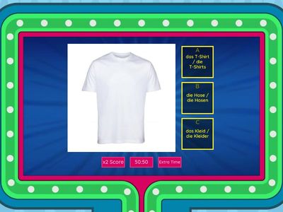 die Kleidungsstücke