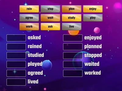 Simple Past (regular verbs) - Grade 5-6 - Activity #10
