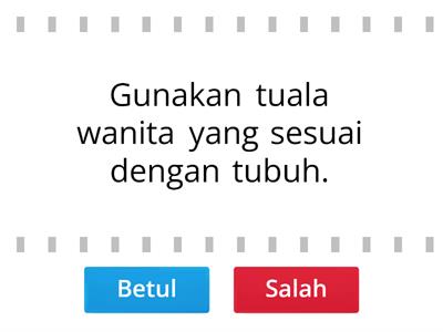 PENGURUSAN DIRI: TANDA BALIGH DAN PENJAGAAN  KEBERSIHAN BAHAGIAN SULIT LELAKI DAN PEREMPUAN