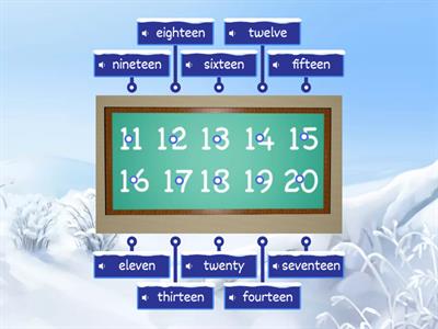 Numbers 11-20