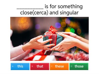 This/ that / these/ those