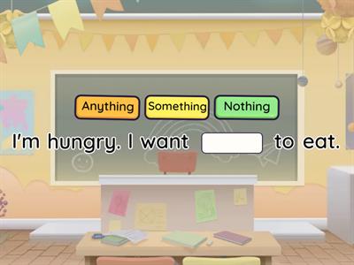 GRF something, anything, nothing.