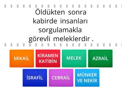 7.sınıf din kültürü