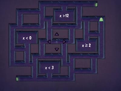 Maze Solving Two Step Inequalities