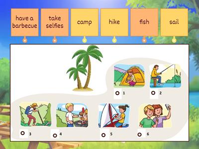 #E1 - holiday activities (a)