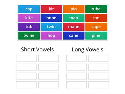 Short and Long Vowels