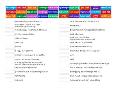 Ujian Peribahasa P3 & P4 BM