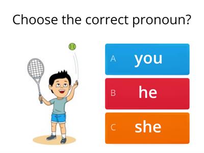 Subject pronouns