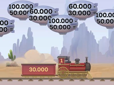 Subtrahieren 100.000