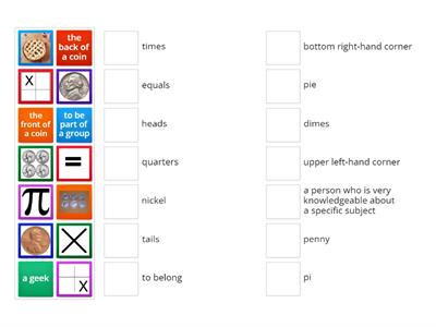 Coins and Math Terms