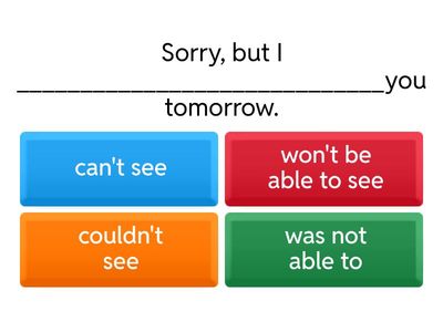 II7 Can/could/able to/ will be able to