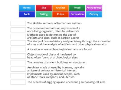 8Bu8 Archaeology (most commonly words associated)