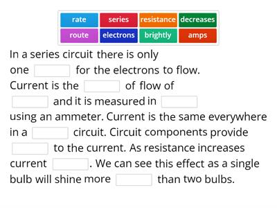 Series Circuits