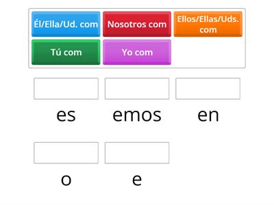 Spanish Present Tense (Nadar)