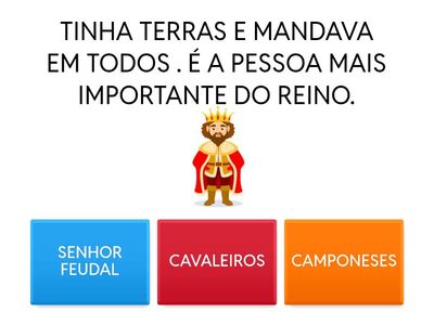 QUIZ DA IDADE MEDIEVAL