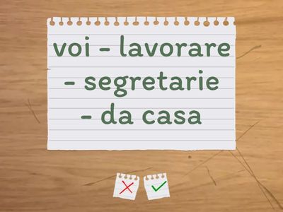 Professioni, short sentences (IT-IT)