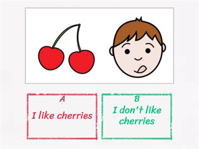 I like / I don't like