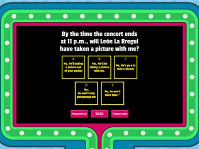 Future perfect simple, practice