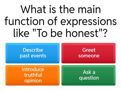 Understanding Discourse Markers