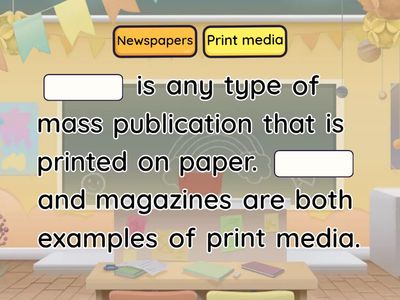 News and media – B1 English Vocabulary