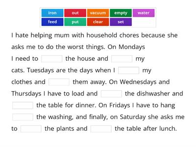 Household chores