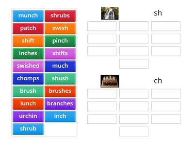 sh/ch sort