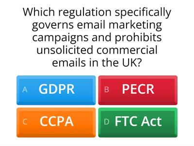 MCM - Quality Standards & Policies Quiz