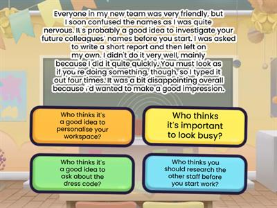 Aptis Reading Part 3 - Test 1