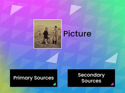 Primary and Secondary Sources