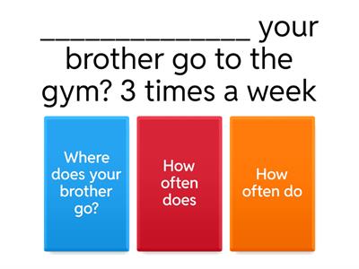 Questions presentsimple